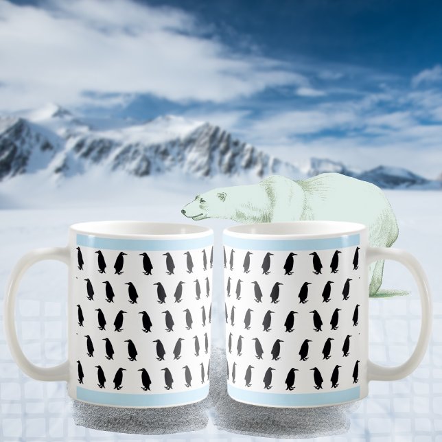 Taza De Café Pingüinos negros (Subido por el creador)