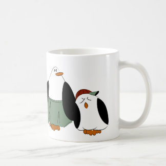 Taza De Café Pingüinos Personalizados Cute