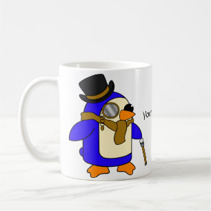 Taza De Café Pingüinos Posh Brown