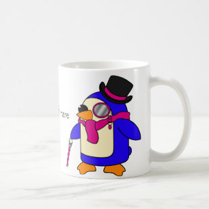 Taza De Café Pingüinos rosados