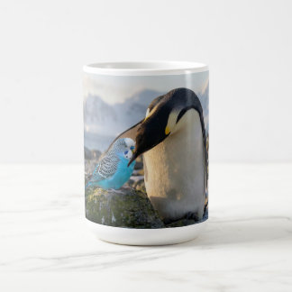 Taza De Café Pingüinos y Periquitos