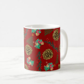 Taza De Café Pinhas de Natal