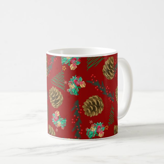 Taza De Café Pinhas de Natal (Anverso derecho)