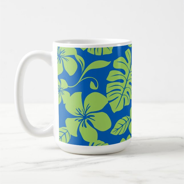Taza De Café PINK BIKINI (AZUL/VERDE) Mug (Izquierda)