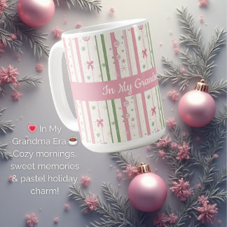 Taza De Café Pink Coquette Grandma Era