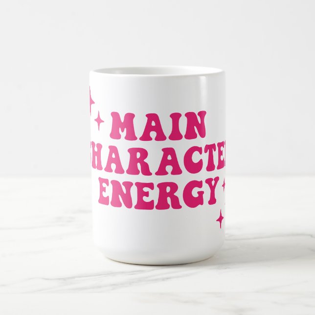 Taza De Café Pink de energía de carácter principal (Centro)