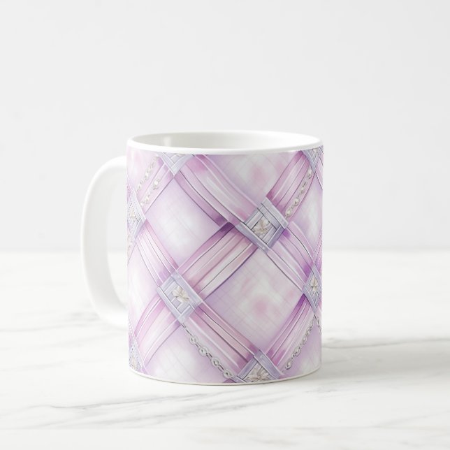 Taza De Café Pink de Pearl Purple (Anverso izquierdo)