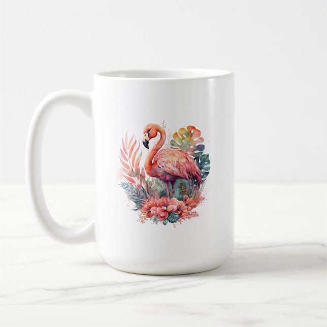 Taza De Café Pink Flamingo Mug (Izquierda)