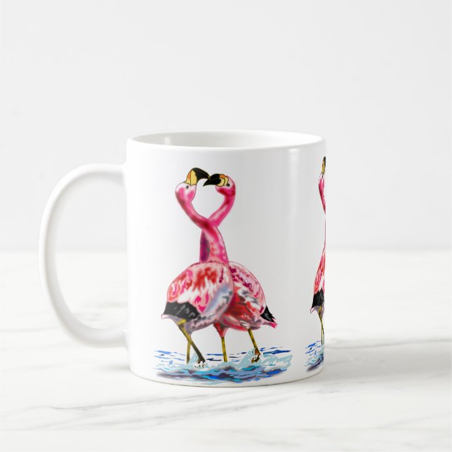Taza De Café Pink Flamingo Mug (Izquierda)