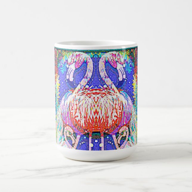 Taza De Café Pink Flamingo Mug (Centro)