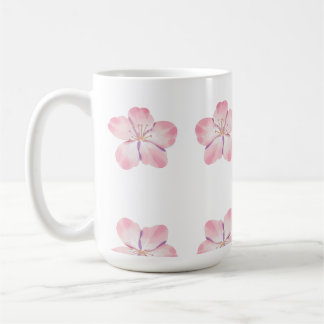 Taza De Café Pink floral mug