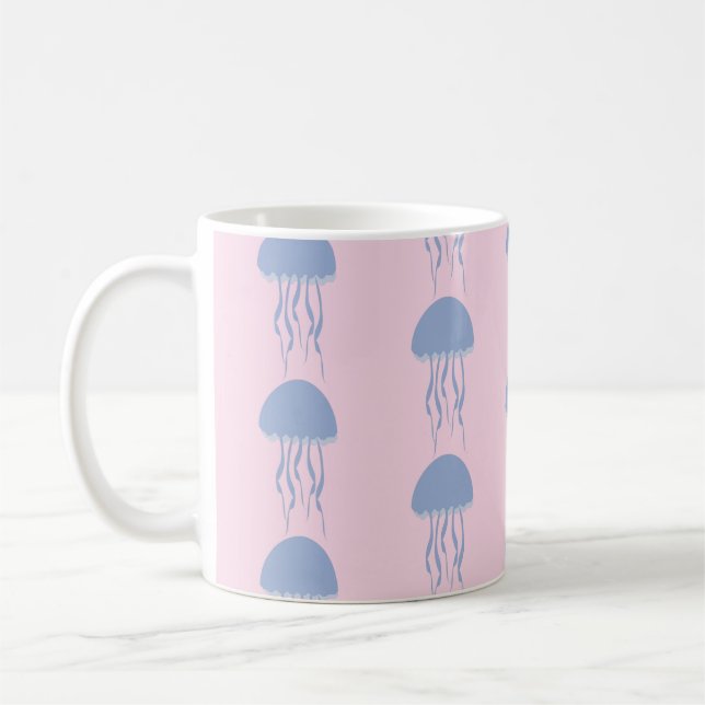 Taza De Café Pink Jelly Fish  (Izquierda)