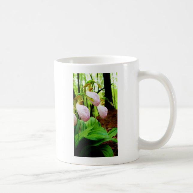 Taza De Café Pink Lady Slipper Wild Orchid (Derecha)