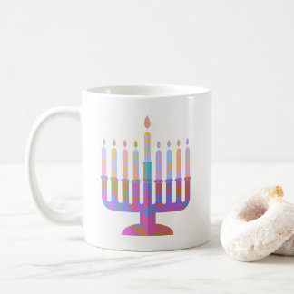 Taza De Café Pink Menorah