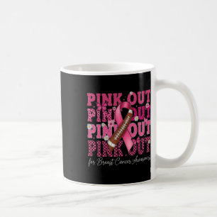 Taza De Café Pink Out Footll Team Sensibilización sobre el cánc