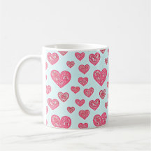 Pink paisley corazones valentina