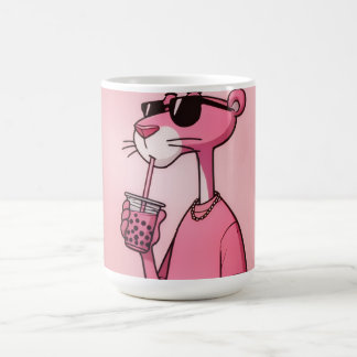 Taza De Café Pink Panther Aesthetic Coffee Mug – Bold & Cute De