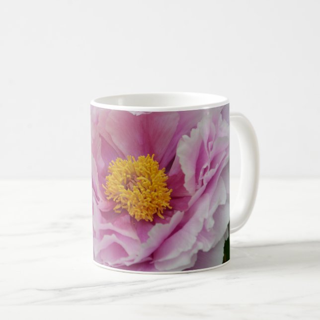 Taza De Café Pink Peony (Anverso derecho)