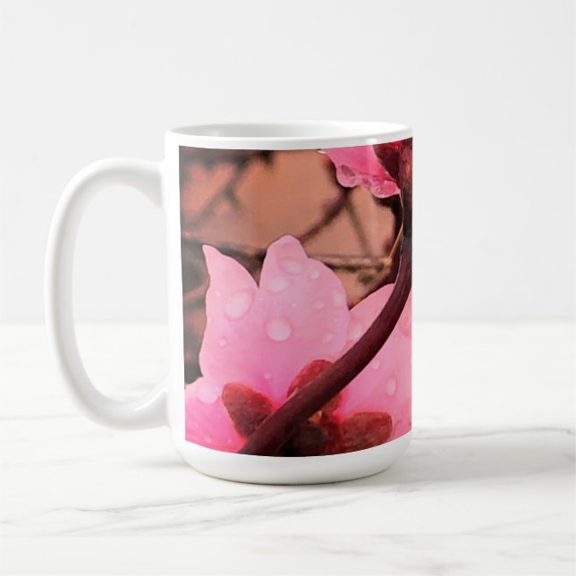 Taza De Café Pink Petals -  #1 (Izquierda)