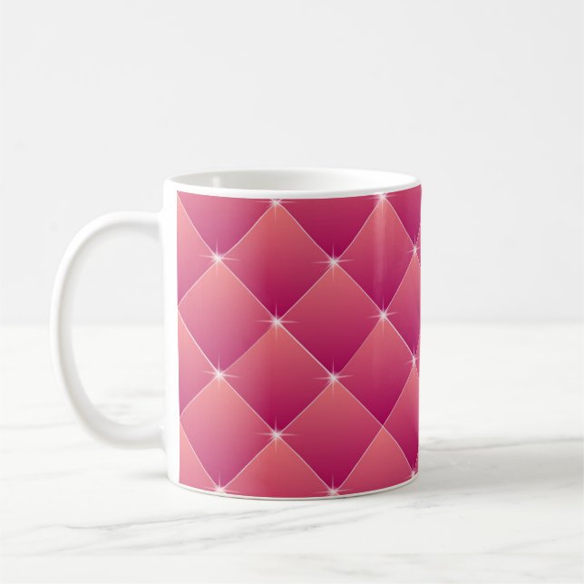 Taza De Café Pink Quiled (Izquierda)