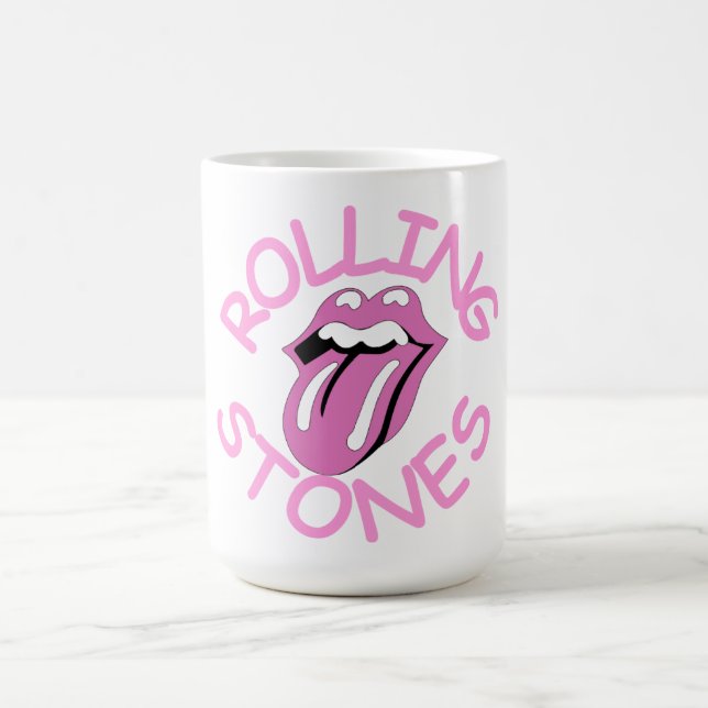 Taza De Café Pink Rolling Stones (Centro)