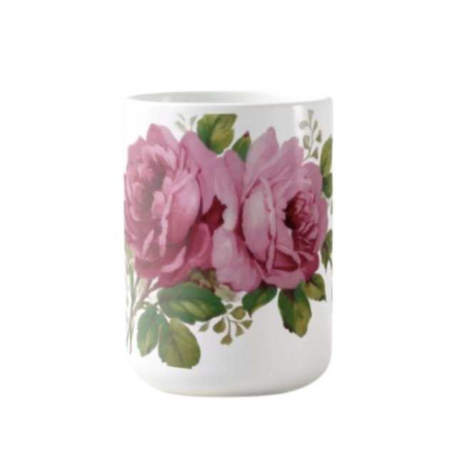 Taza De Café Pink Rose Elegance (Subido por el creador)