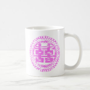 Taza De Café Pink Shuan Xi