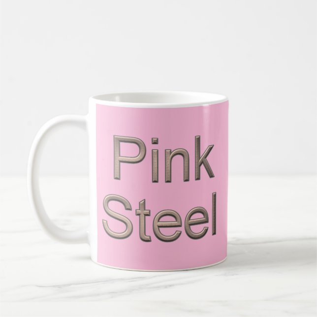Taza De Café Pink Steel pink mug (Izquierda)