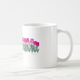 Taza De Café Pink Tulip Grove