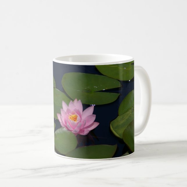 Taza De Café Pink Waterlily (Anverso derecho)