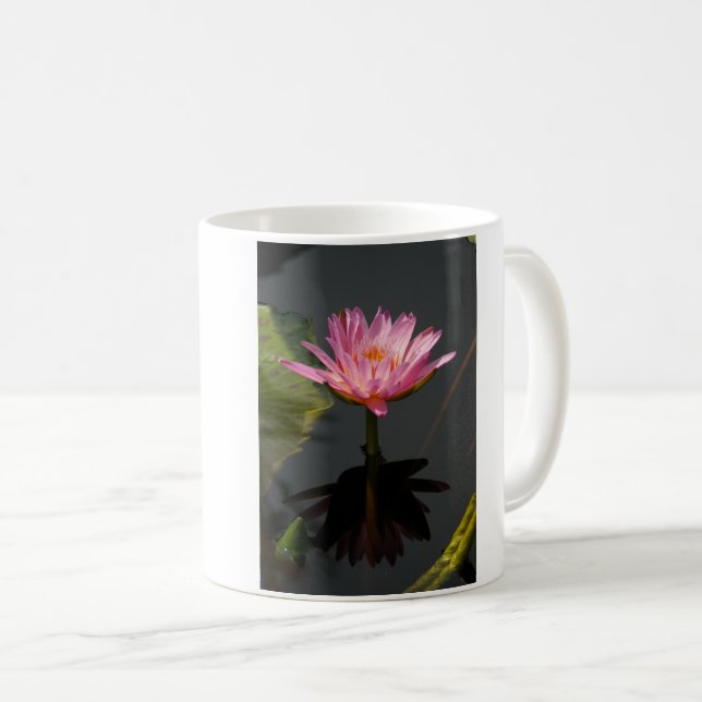 Taza De Café Pink Waterlily (Anverso derecho)