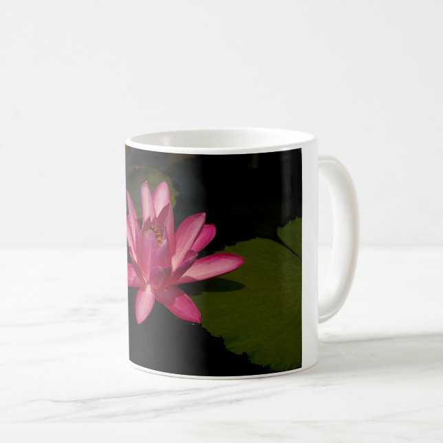 Taza De Café Pink Waterlily (Anverso derecho)