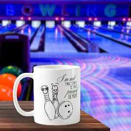 Taza De Café Pinned Down Fun Bowling