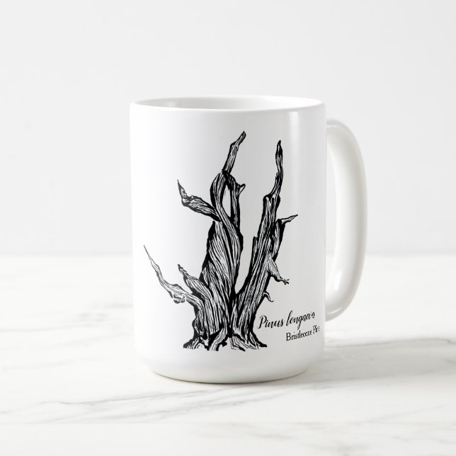 Taza De Café Pino de Bristlecone (Anverso derecho)