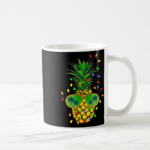 Taza De Café Pino de Navidad de Piña Divertida Verano Navidad e