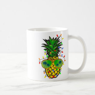 Taza De Café Pino de Navidad divertido de piña Verano Navidad e