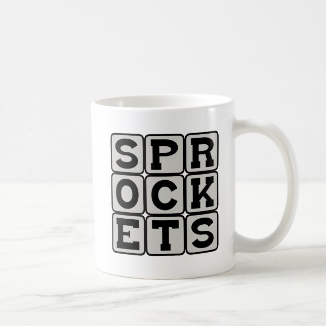 Taza De Café Piñones, Partes de una Rueda (Derecha)