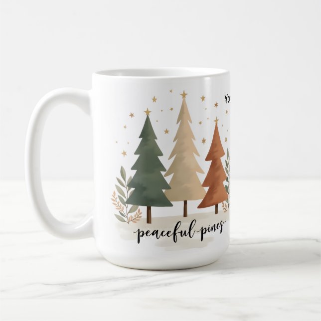 Taza De Café Pinos Pacíficos 2  (Izquierda)