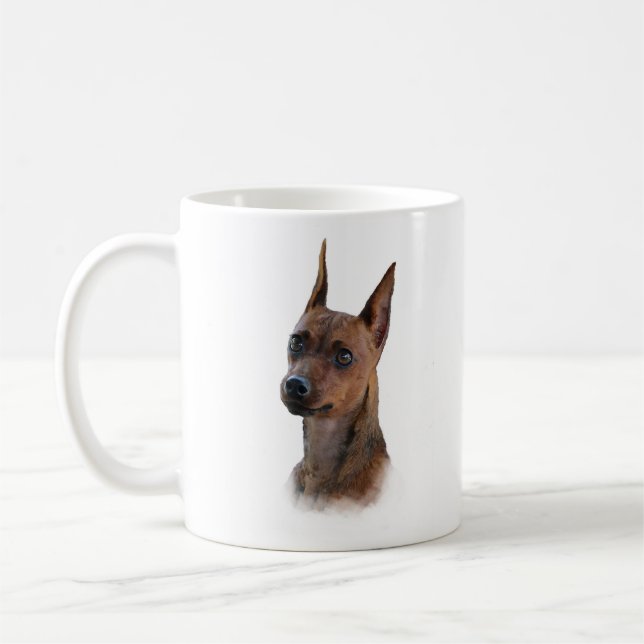 Taza De Café Pinscher miniatura (Izquierda)