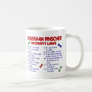 TAZA DE CAFÉ PINSCHER PL2 DEL DOBERMAN