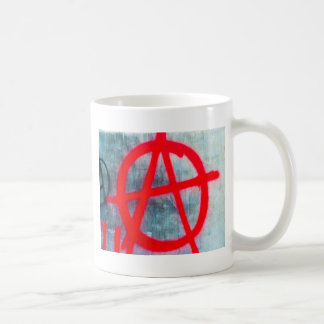 Taza De Café Pintada de la anarquía
