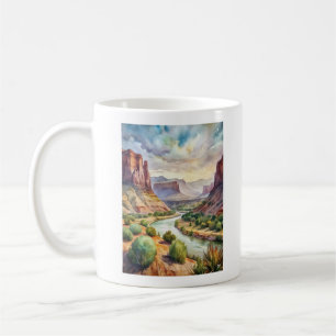 Taza De Café Pintado acuático del Parque Nacional Big Bend
