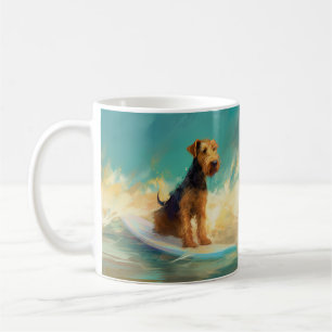 Taza De Café Pintado de surf en Airedale Beach