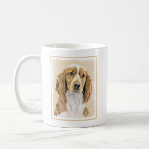 Taza De Café Pintado español de Springer galesa - Arte de perro