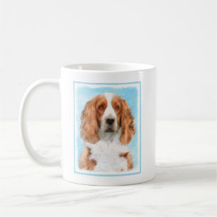 Taza De Café Pintado español de Springer galesa - Arte de perro