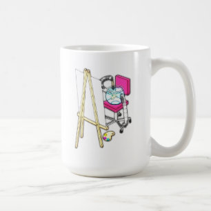 Taza De Café Pintador de peces ("Color del agua") -