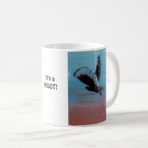 Taza De Café Pintando búho de Sunrise "¡es un botín!"
