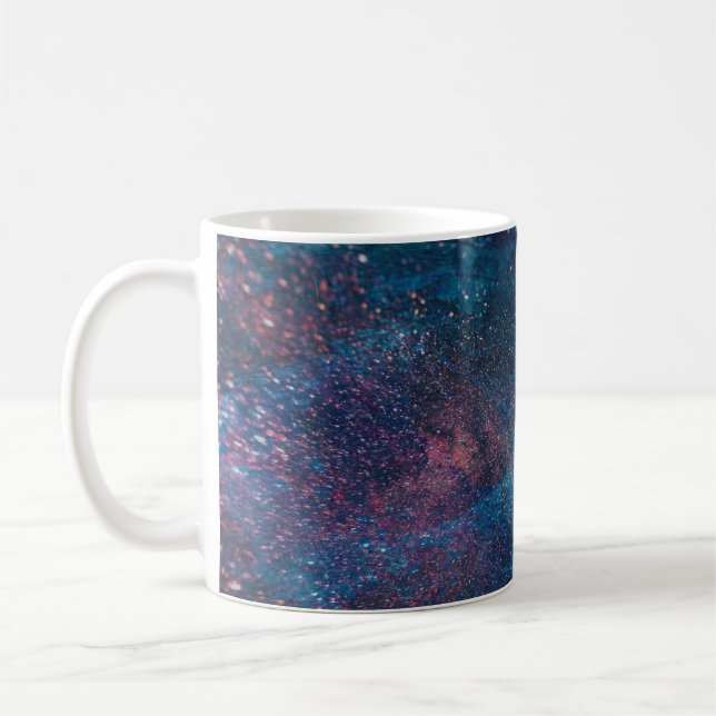 Taza De Café Pintar espárragos de Turqouise Galaxy (Izquierda)