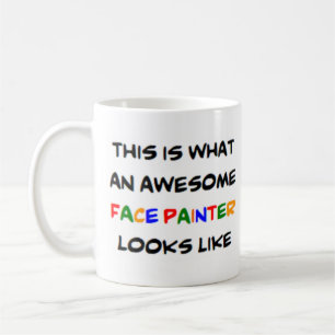 Taza De Café pintor de caras, impresionante