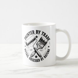 Taza De Café Pintor de oficio, obsesionado con el detalle por n